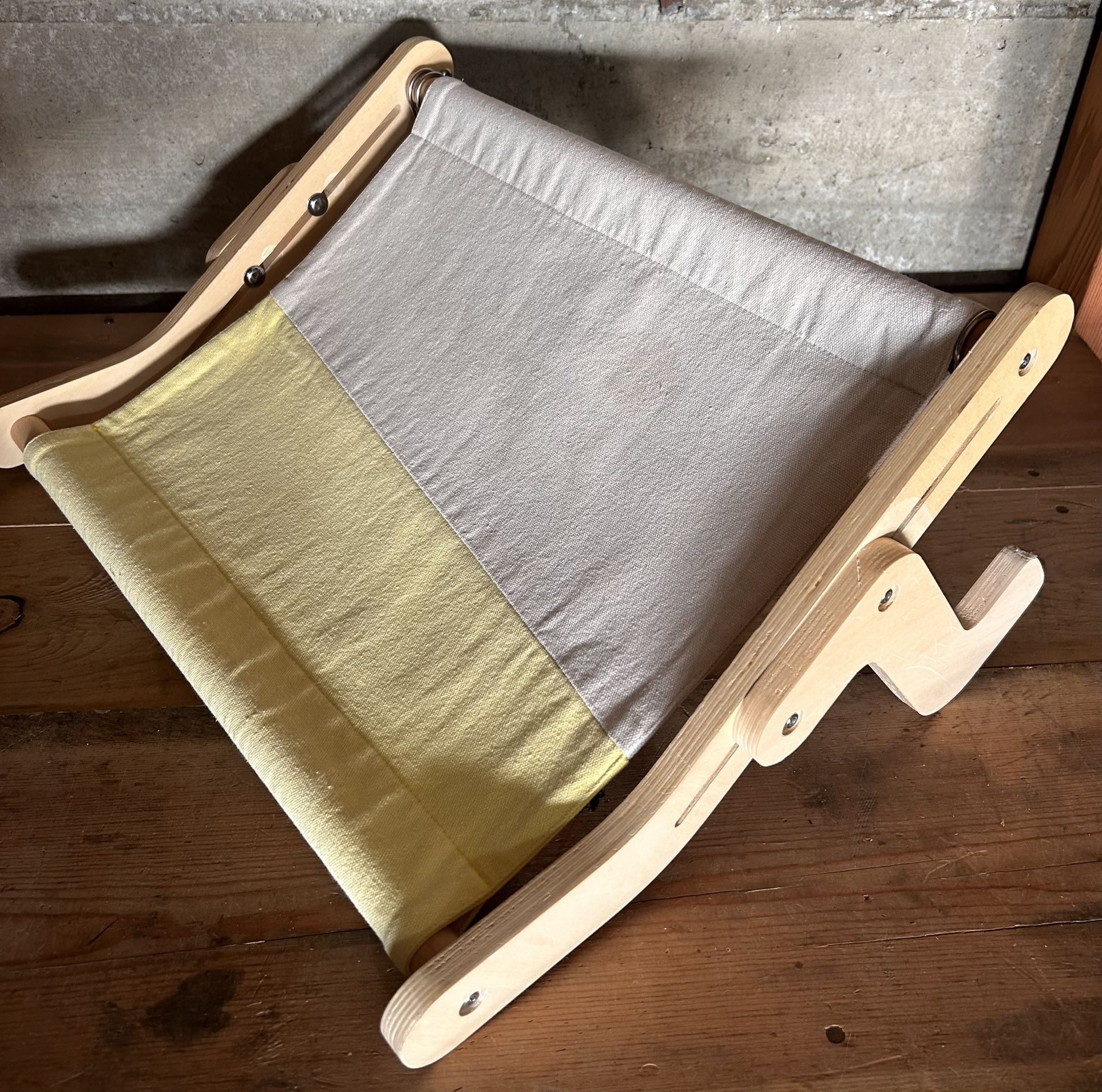 Canvas/Wooden Cat Window Perch