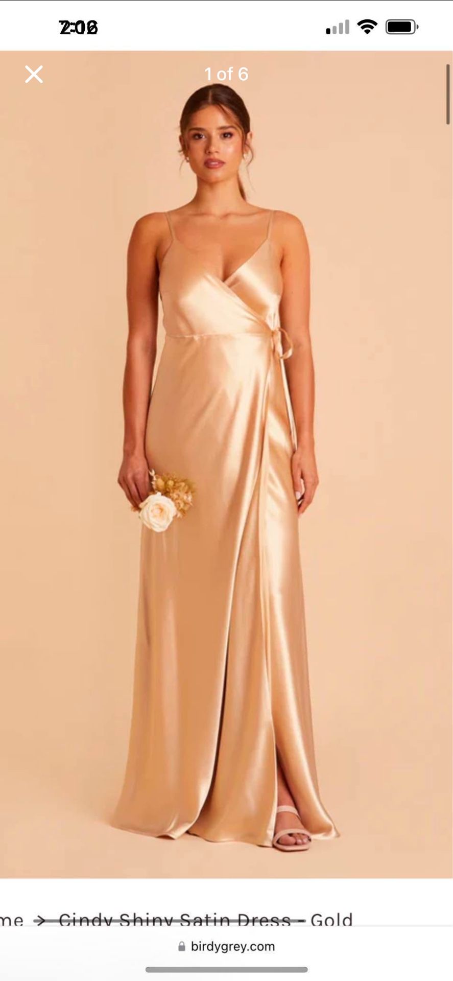 Bridesmaids dress Birdy Grey