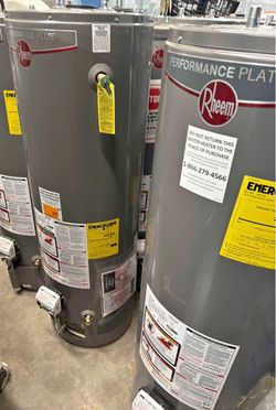 Rheem water heater 40,50 gallon