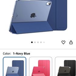 MoKo for iPad (A16) 11th Generation Case 11 Inch 2025, iPad 10th Generation Case 10.9 Inch 2022, Slim Stand Hard PC Translucent Back Shell Smart Cover