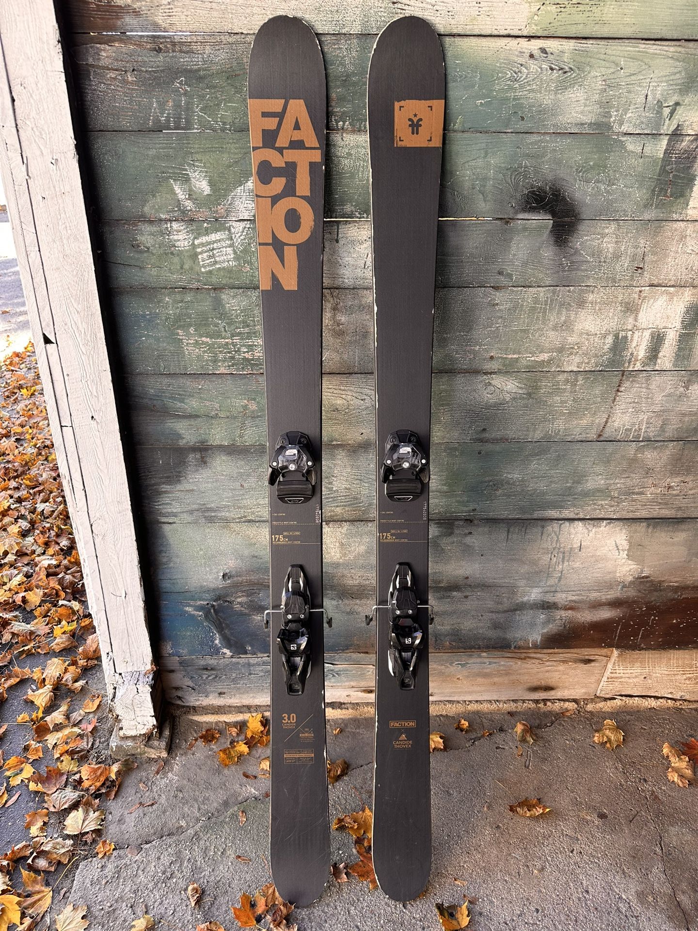 Faction Skis, (Candid Thovex Edition) With Solomon Warden Bindings