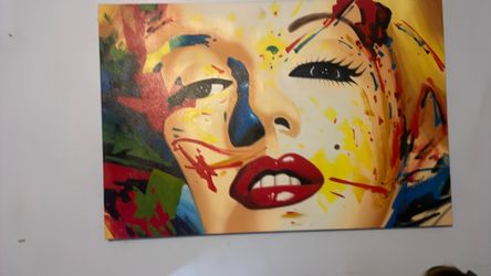 Marilyn Monroe painting