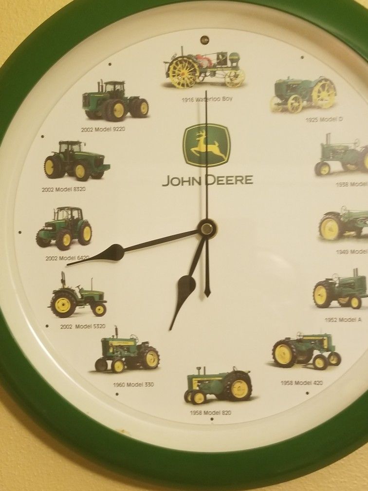John Deere Wall Clock  