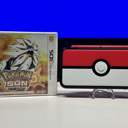 “NEW” Nintendo Pokemon Poke ball 2DS Xl With Games! 
