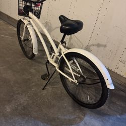 Beach Cruiser 3 Speed White