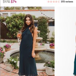 Show Me Your Mumu-Jasmine Halter Midi Dress