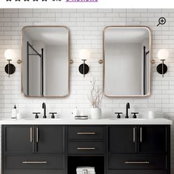 Gold Vanity Mirrors