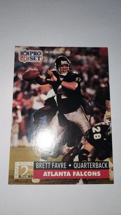 Brett Farve pro set draft card