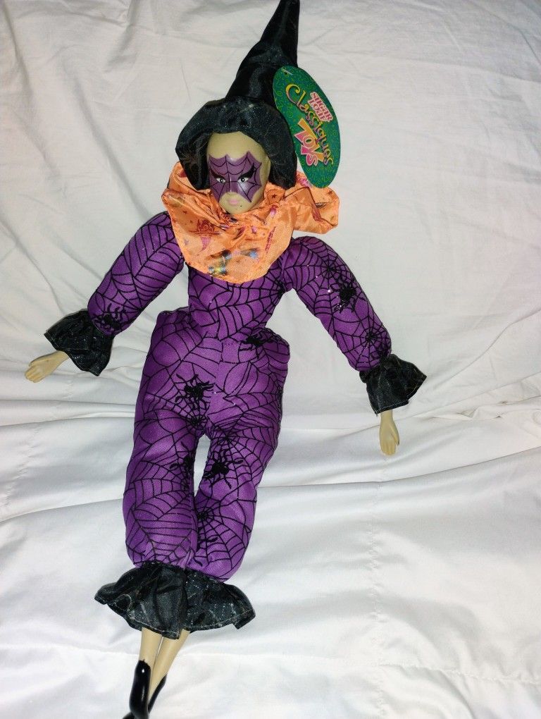 vintage Halloween doll new with tag