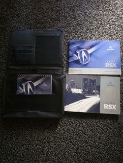 Manual de acura rsx