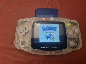 Nintendo Gameboy Advance Custom Ips Screen Upgraded, Clear Shell