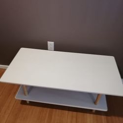 White Living Room Table