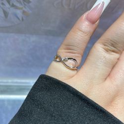 Silver Infinity Ring 