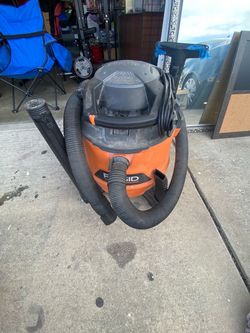 RIDGID Wet/Dry Shop Vacuum with Hose and Attachments