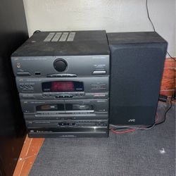 Stereo And JVC Speaker