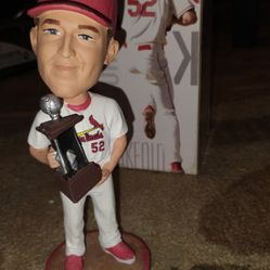 Stl Cardinals Booble Head And  Statues 