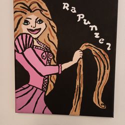 Original Painting Of Disney's Rapunzel 
