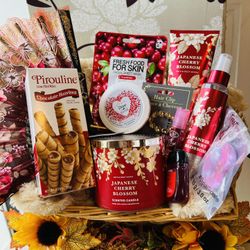 Bath and Body Works gift Basket