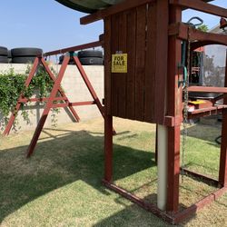Wood Swing Set