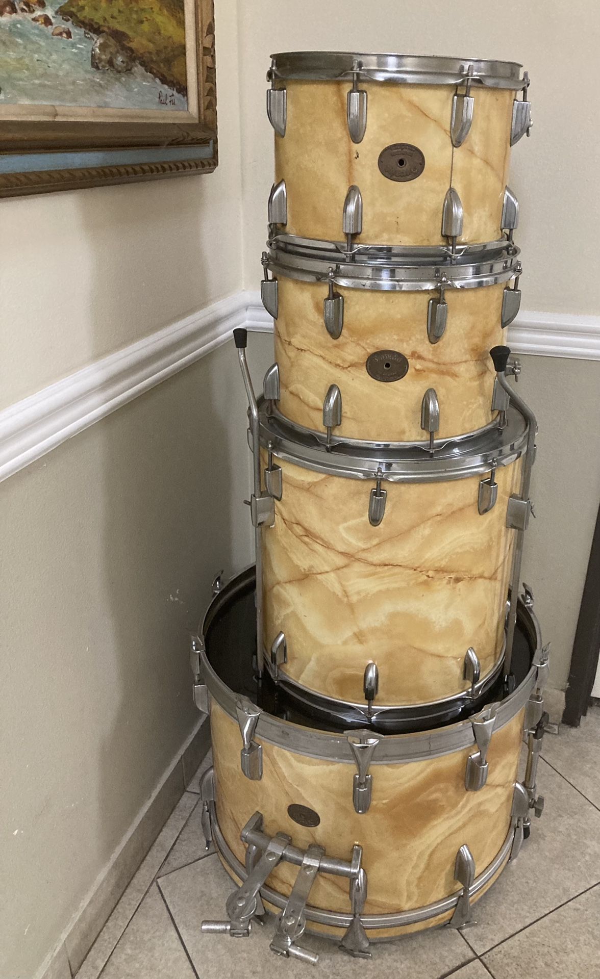 Vintage 1970s Gretsch Dorado Drum Set~Drums Only