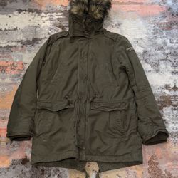 Abercrombie & Fitch Military Green Parka