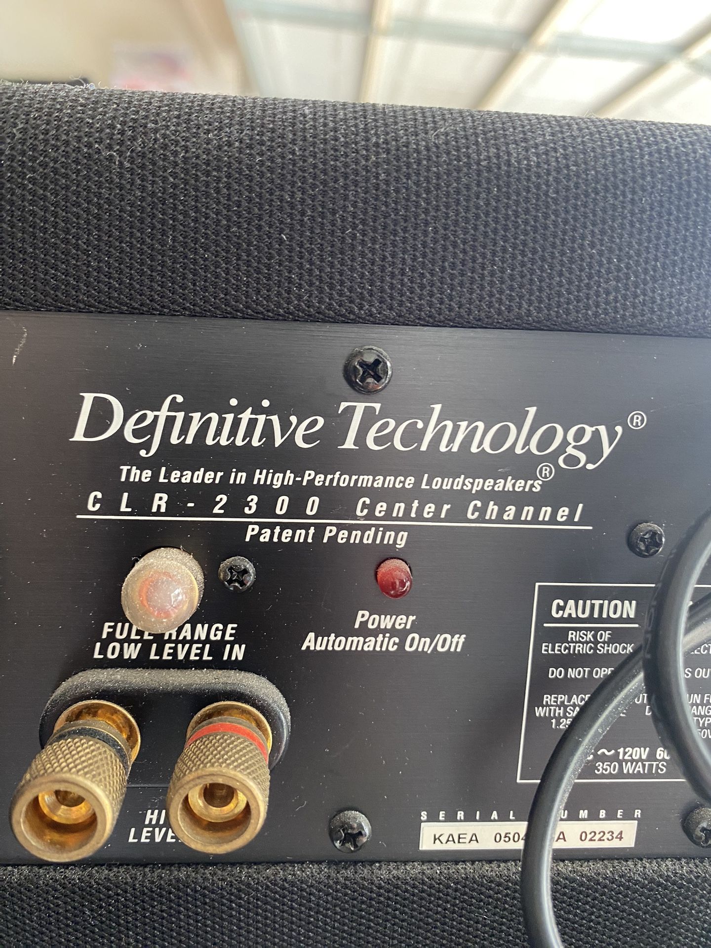 Definitive Technology BP6B Rear Surround Sound Tower Floor Speakers