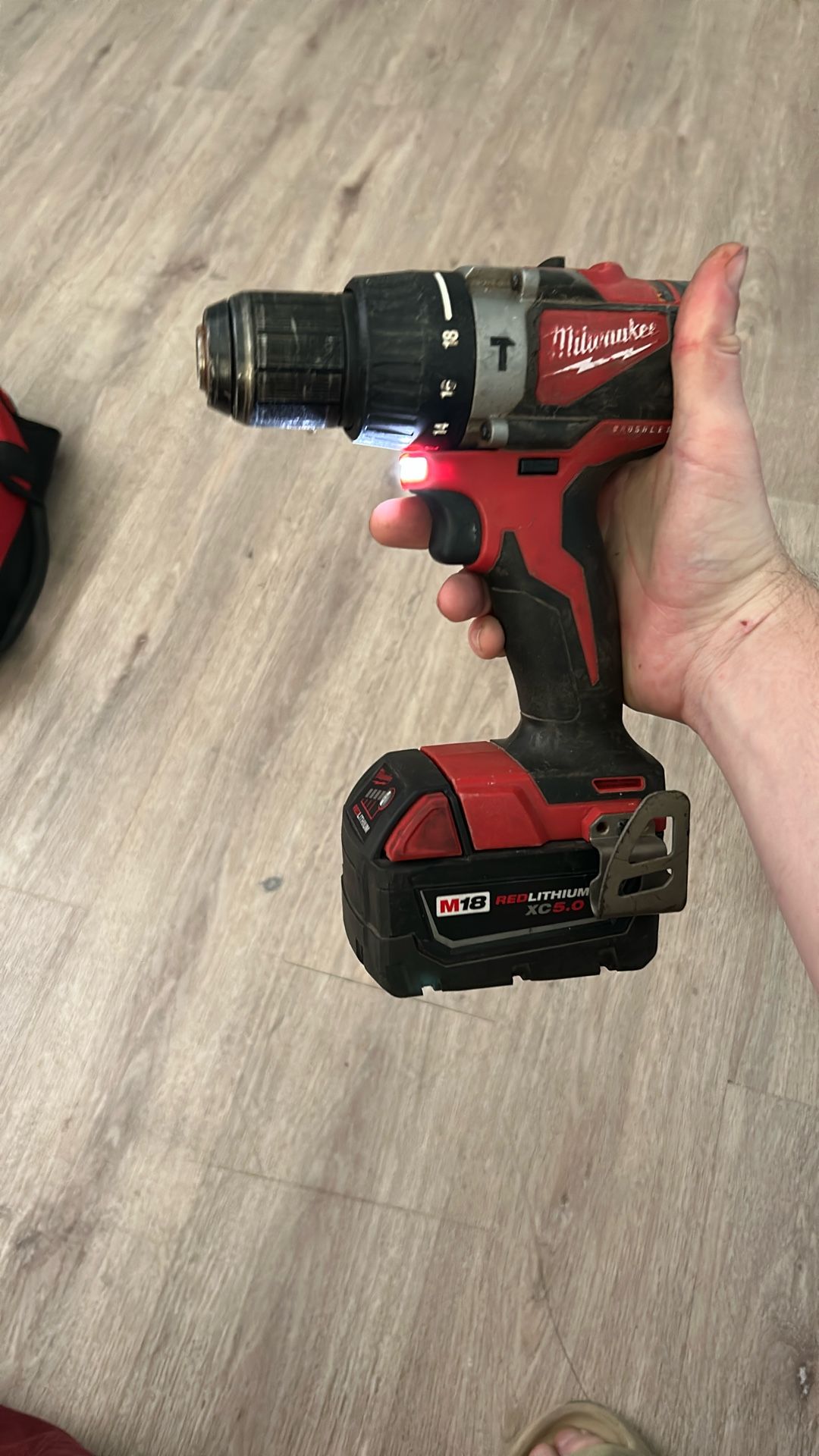 M18 18V Lithium-Ion Brushless Cordless 1/2 in. Compact Hammer Drill/Driver (Tool-Only)