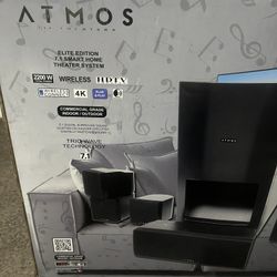 Brand New in Box! ATMOS Elite Edition 7.1.2 Wireless Smart Home Theater System - 2200W Power! 🎥🔊