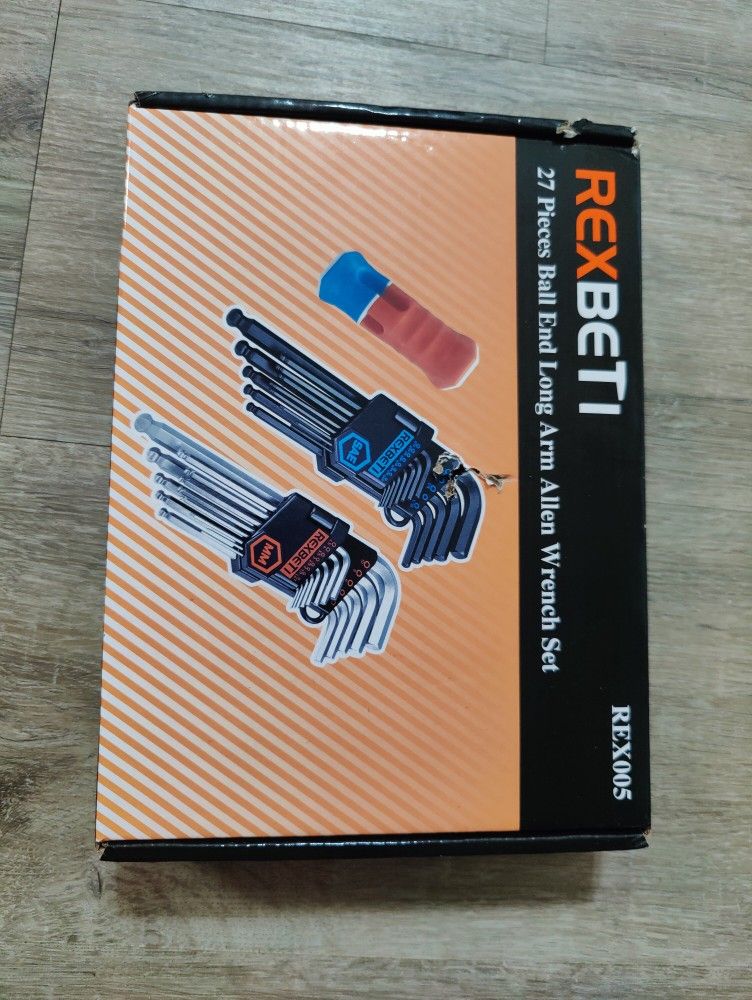 Hex Key Allen Wrench Set, 27 Pieces