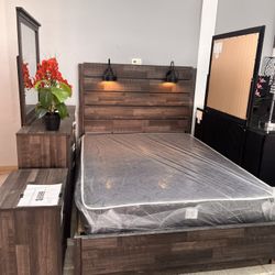 4 Pcs Queen Bedroom Set New King Also Available 
