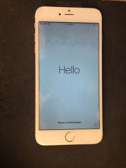 Unlocked Apple iPhone 6 Plus 64GB - AT&T - white. Touch issue.