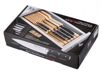 Cangshan Elko Series 7-Piece In Drawer Knife Set Forged German Steel