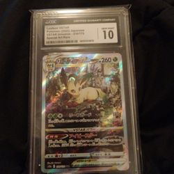 Japanese Leafeon Vstar CGC 10 