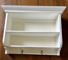 Bathroom Shelf With 2 hooksi