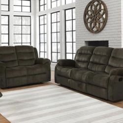 Sofa And Love Seat W/recliners 