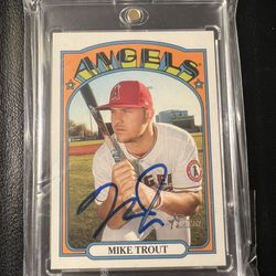$90 Each!! 5 Total!! Mike Trout Autographs For Sale!! Signed Baseball Cards. No COA. On-Card. In-Person Auto. 