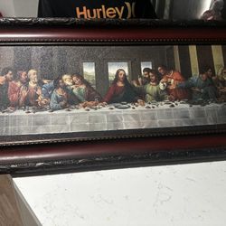 Last Supper painting wall frame 