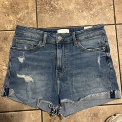 Women’s H&M hi rise shorts size 8 stretchy 