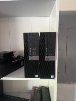 Two Dell OptiPlex 7040 Desktops