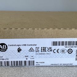 2023 Allen Bradley 1756-L72 /B ControlLogix  Processor PLC Surplus SEALED USA 4MB