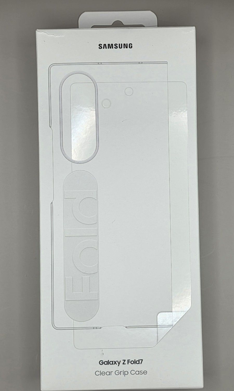Samsung Clear Case with Grip – Galaxy Z Fold 7 – Brand New