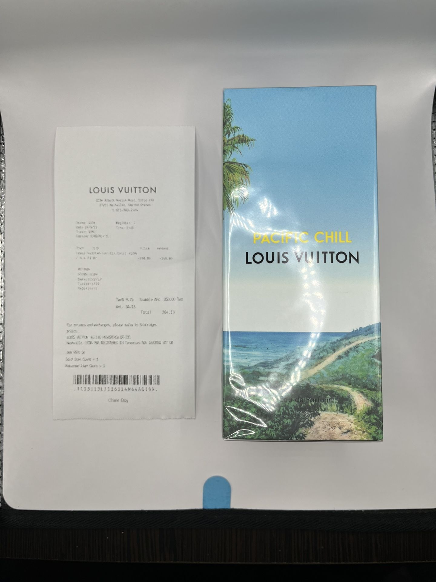 Louis vuitton Pacific chill cologne