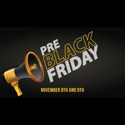 Pre Black Friday Sales Event 