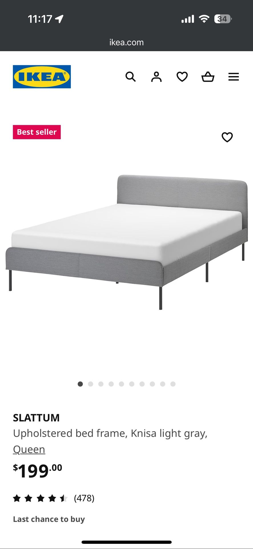 IKEA Bed Frame 