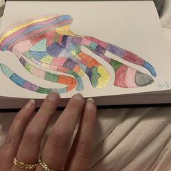 Colored Pencil Octopus Drawing 