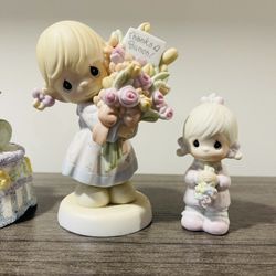 Set Of 4 Precious Moments Figurines