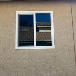 White Vinyl Window 
