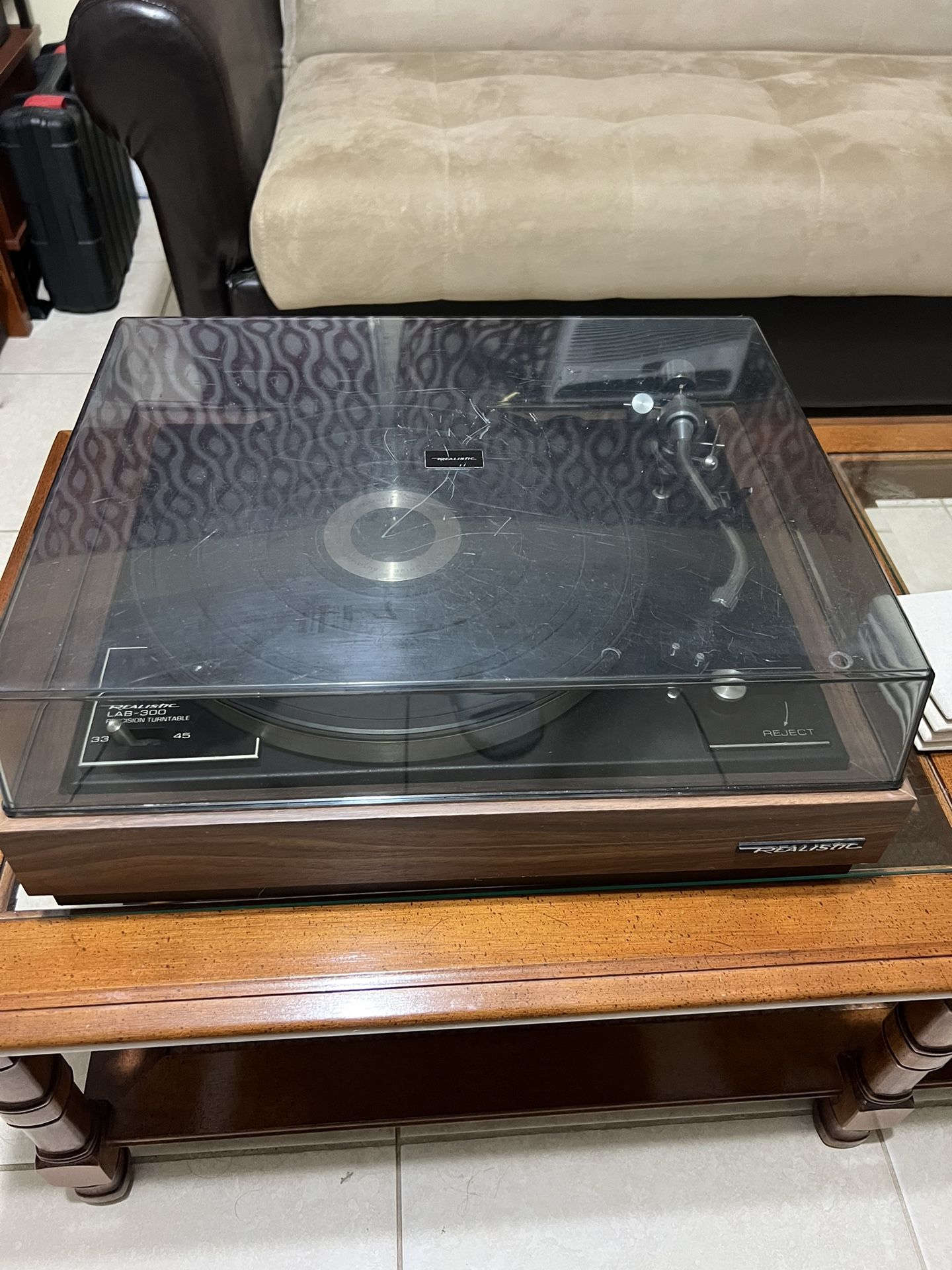 Realistic Lab 300 Turntable $120