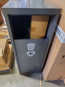 New Metal Trash Can