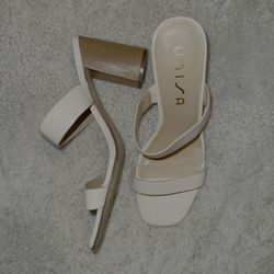 White High Heels: Size 8.5